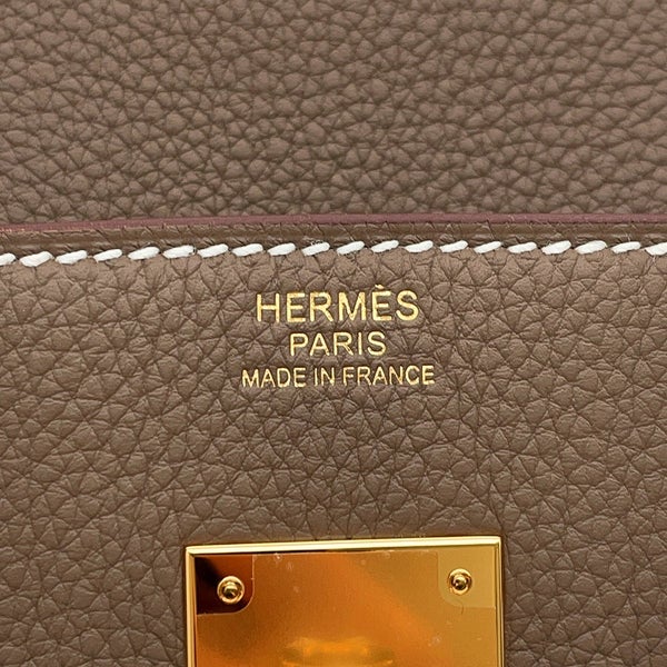 エルメス バーキン30 エトゥープ/ゴールド金具 トゴ G刻印 HERMES Birkin ハンドバッグ