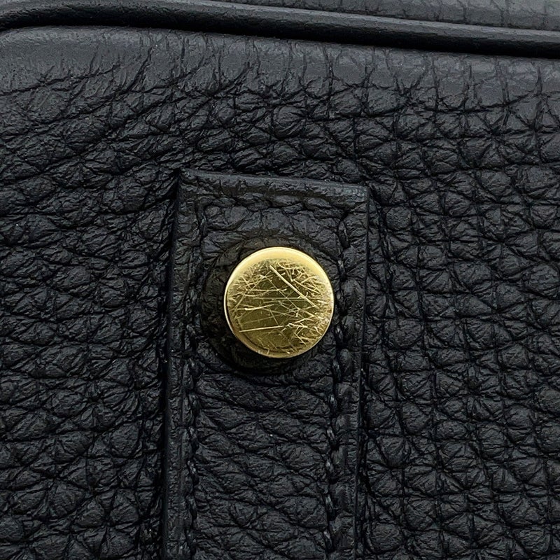 エルメス バーキン30 ブラック/ゴールド金具 トゴ K刻印 HERMES Birkin ハンドバッグ 黒