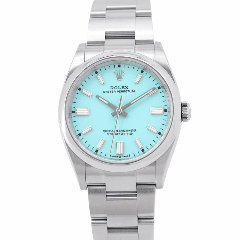 ロレックス オイスターパーペチュアル36 126000 ROLEX 腕時計 ターコイズブルー文字盤