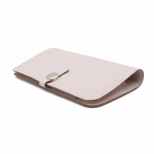 エルメス 長財布 ドゴンGM モーヴペール/シルバー金具 エバーカラー W刻印 HERMES 財布