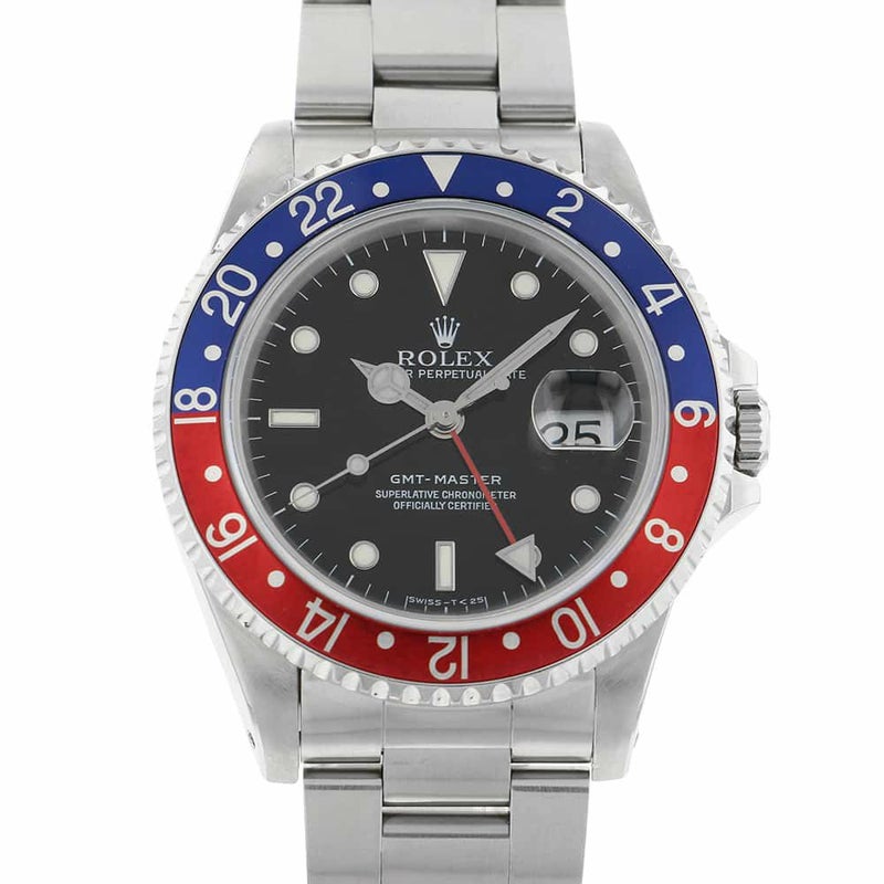 ロレックス GMTマスター 赤青ベゼル L番 16700 ROLEX 腕時計 黒文字盤