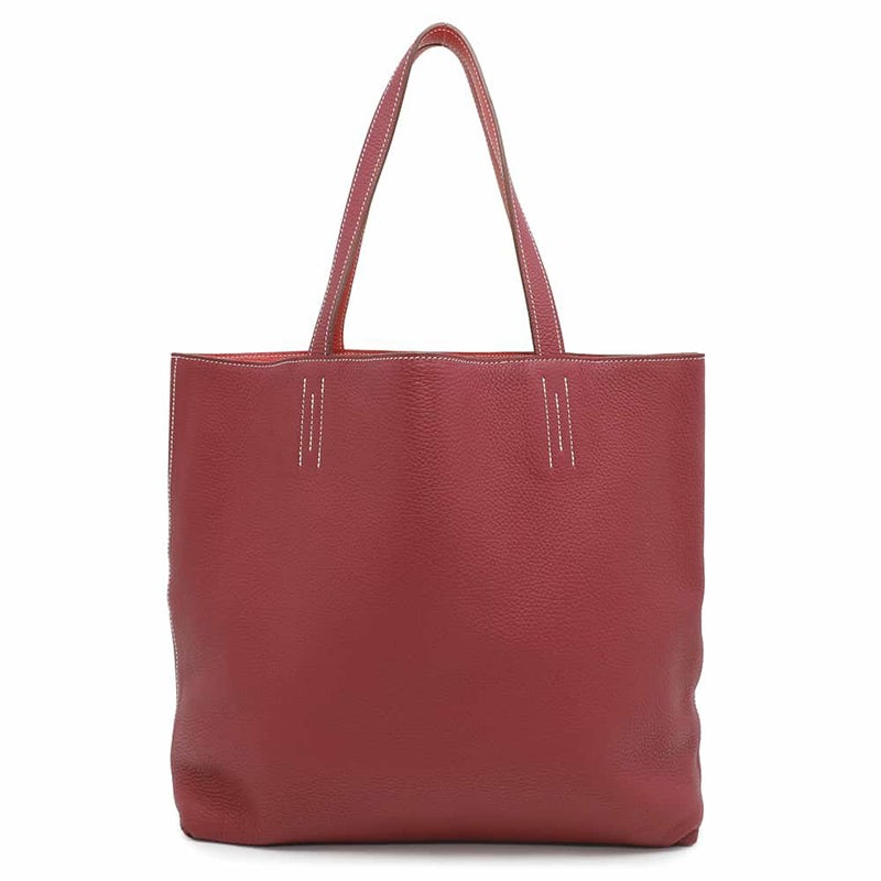 エルメス トートバッグ ドゥブルセンス36 ローズジャイプール/ルージュガランス トリヨンクレマンス □R刻印