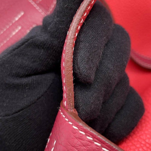 エルメス トートバッグ ドゥブルセンス36 ローズジャイプール/ルージュガランス トリヨンクレマンス □R刻印