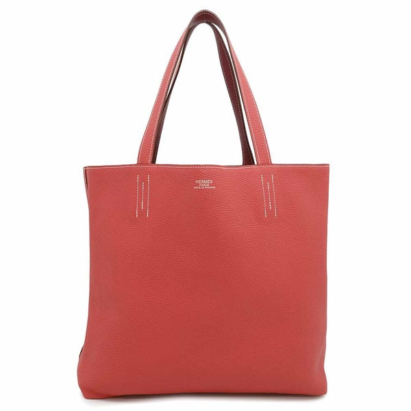 エルメス トートバッグ ドゥブルセンス36 ローズジャイプール/ルージュガランス トリヨンクレマンス □R刻印