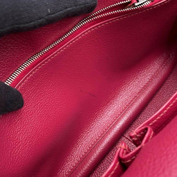 エルメス ジプシエール31 ルビー/シルバー金具 トリヨンクレマンス □R刻印 HERMES バッグ