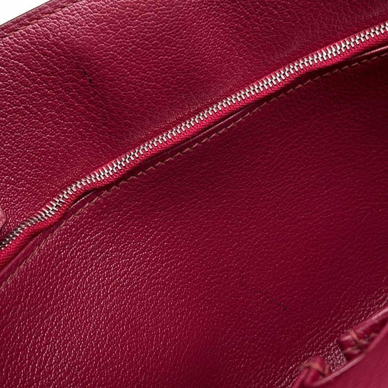 エルメス ジプシエール31 ルビー/シルバー金具 トリヨンクレマンス □R刻印 HERMES バッグ