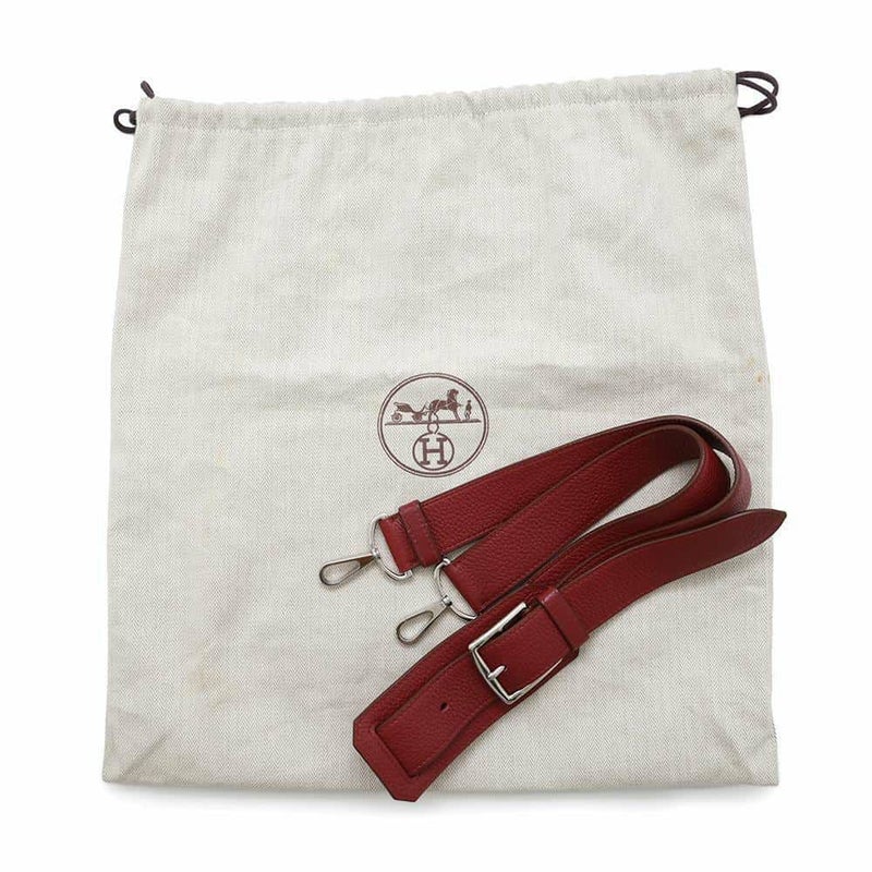 エルメス ジプシエール31 ルビー/シルバー金具 トリヨンクレマンス □R刻印 HERMES バッグ