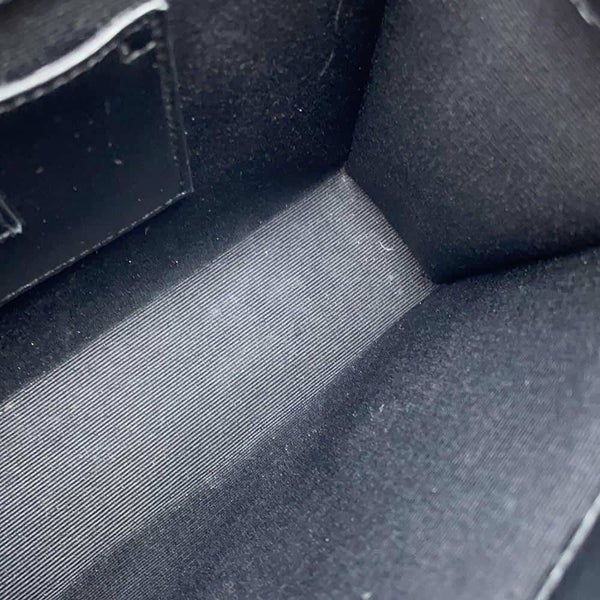 サンローランパリ チェーンショルダーバッグ クラシック ミディアム 型押しレザー 354119 SAINT LAURENT PARIS タッセル 黒