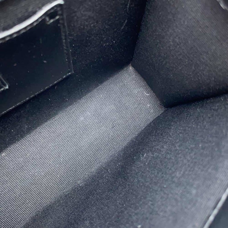 サンローランパリ チェーンショルダーバッグ クラシック ミディアム 型押しレザー 354119 SAINT LAURENT PARIS タッセル 黒