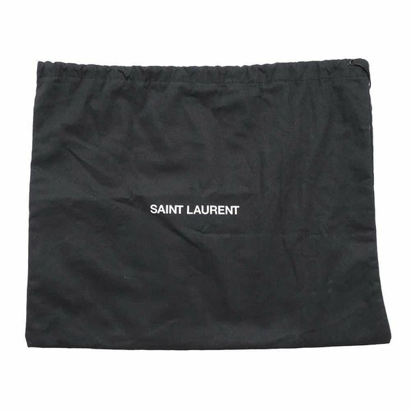 サンローランパリ チェーンショルダーバッグ クラシック ミディアム 型押しレザー 354119 SAINT LAURENT PARIS タッセル 黒