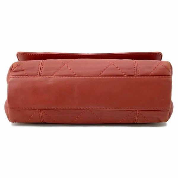 シャネル チェーンショルダーバッグ マトラッセ ココマーク ワイルドステッチ ダブルチェーン ラムスキン CHANEL