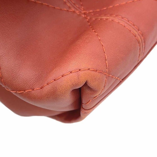 シャネル チェーンショルダーバッグ マトラッセ ココマーク ワイルドステッチ ダブルチェーン ラムスキン CHANEL