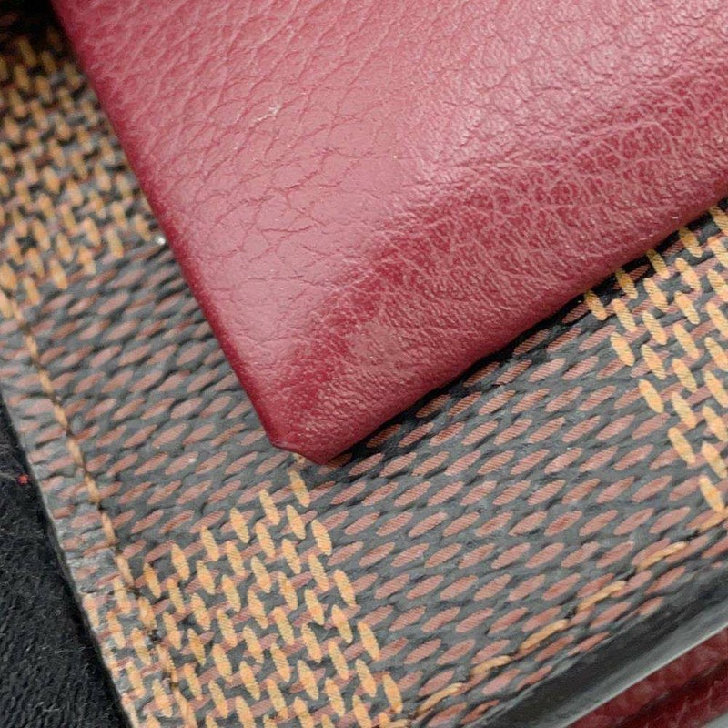 ルイヴィトン チェーンウォレット ダミエ・エベヌ ポルトフォイユ・ヴァヴァン チェーン N60222 LOUIS VUITTON 財布 クラッチ