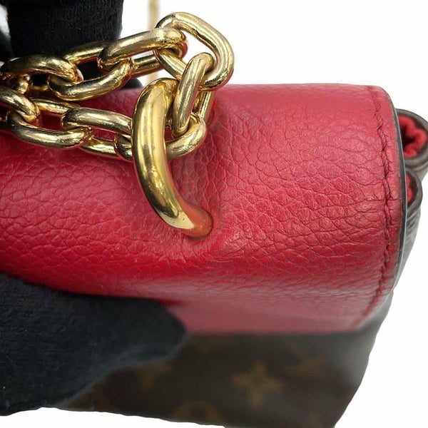 ルイヴィトン ショルダーバッグ モノグラム サン・プラシード M43713 LOUIS VUITTON レッド