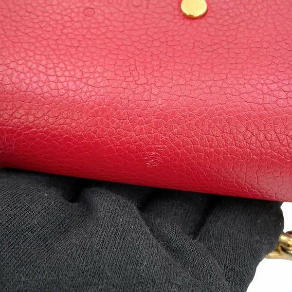 ルイヴィトン ショルダーバッグ モノグラム サン・プラシード M43713 LOUIS VUITTON レッド