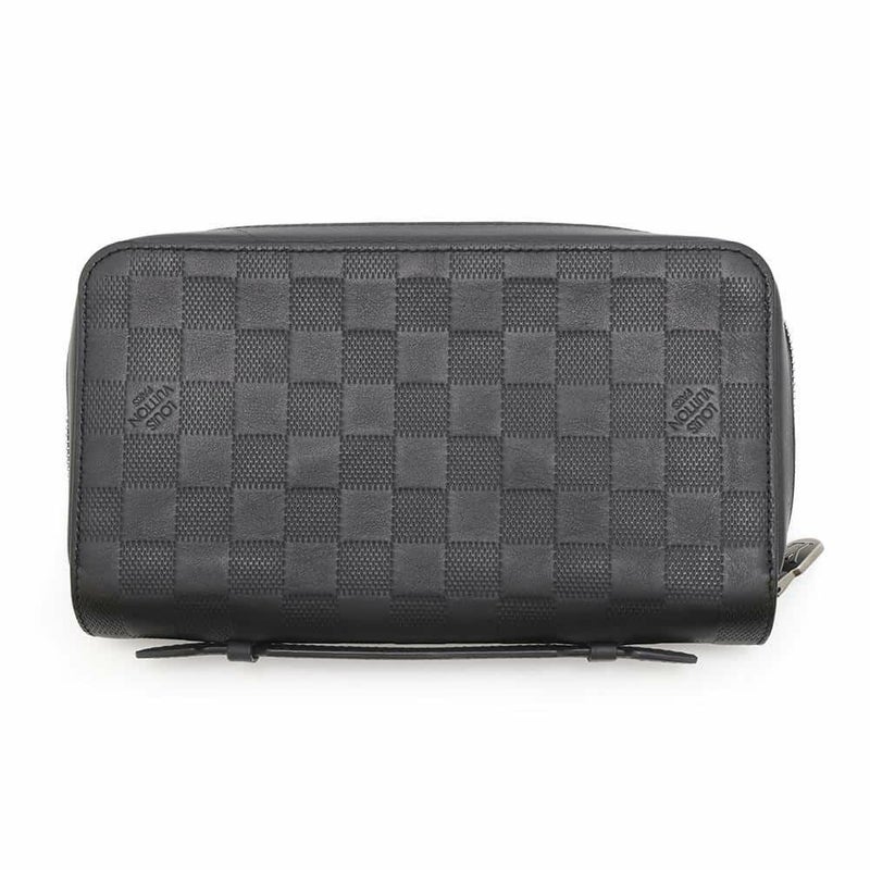 ルイヴィトン 長財布 ダミエ・アンフィニ ジッピー XL N61254 オニキス LOUIS VUITTON ハンドル付き ヴィトン 財布 メンズ