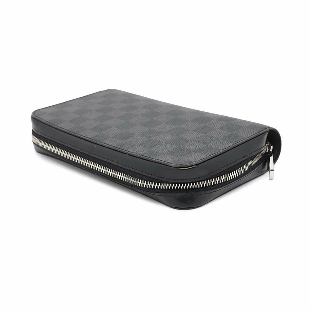 【やや使用感あり】 Louis Vuitton ルイ・ヴィトン Damier Graphite ダミエグラフィット ジッピーウォレットXL N41503 lifecreate-kc_e4664