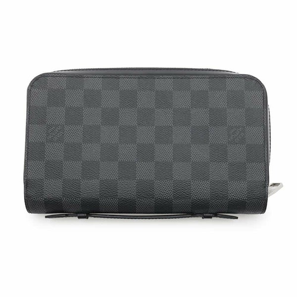 ルイヴィトン 長財布 ダミエ・グラフィット ジッピーXL ハンドル付き N41503 LOUIS VUITTON 財布 ブラック 黒