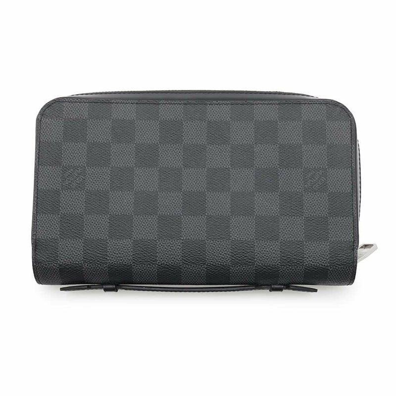 ルイヴィトン 長財布 ダミエ・グラフィット ジッピーXL ハンドル付き N41503 LOUIS VUITTON 財布 ブラック 黒