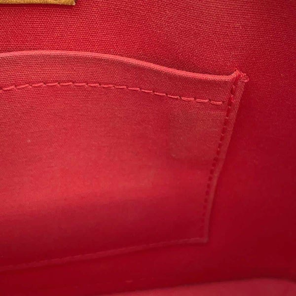 ルイヴィトン ハンドバッグ モノグラム・ヴェルニ アルマBB M90174 LOUIS VUITTON 2way レッド