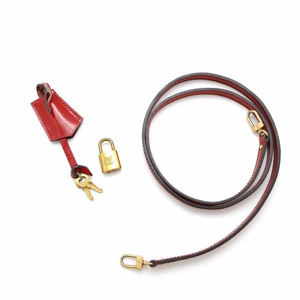 ルイヴィトン ハンドバッグ モノグラム・ヴェルニ アルマBB M90174 LOUIS VUITTON 2way レッド