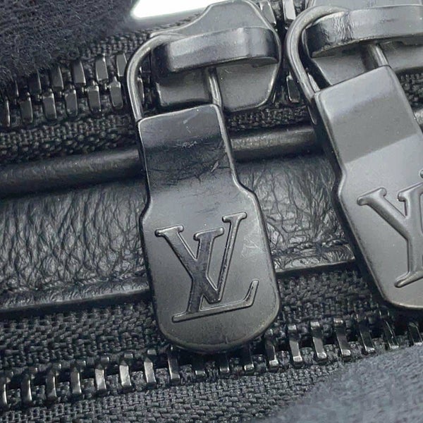 ルイヴィトン ショルダーバッグ モノグラム・シャドウ アルファ・ウェアラブルウォレット M82544 LOUIS VUITTON 黒 ブラック