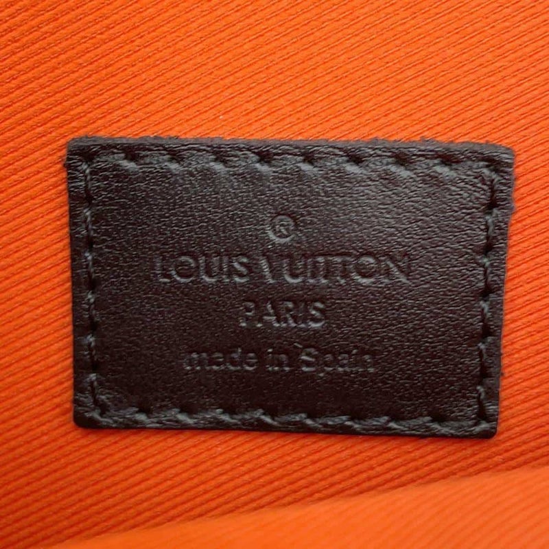ルイヴィトン ショルダーバッグ モノグラム・シャドウ フラット・メッセンジャー M44635 LOUIS VUITTON ポーチ ブラック 黒