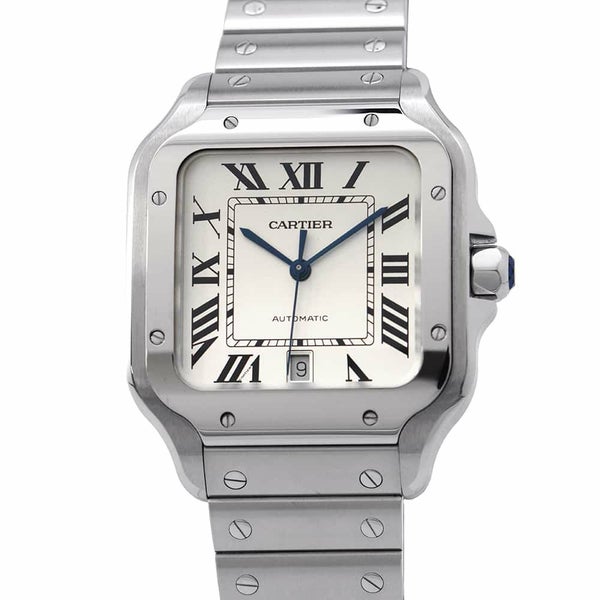 カルティエ サントス ドゥ カルティエ LM WSSA0018 Cartier 腕時計 シルバー文字盤