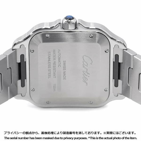 カルティエ サントス ドゥ カルティエ LM WSSA0018 Cartier 腕時計 シルバー文字盤