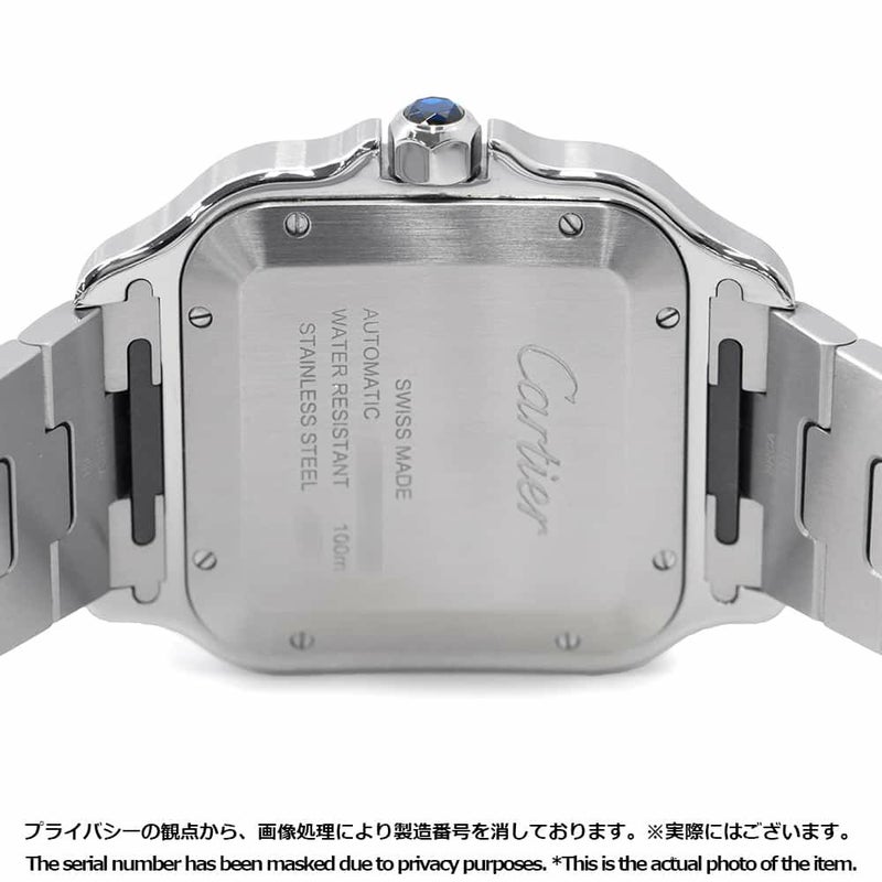 カルティエ サントス ドゥ カルティエ LM WSSA0018 Cartier 腕時計 シルバー文字盤