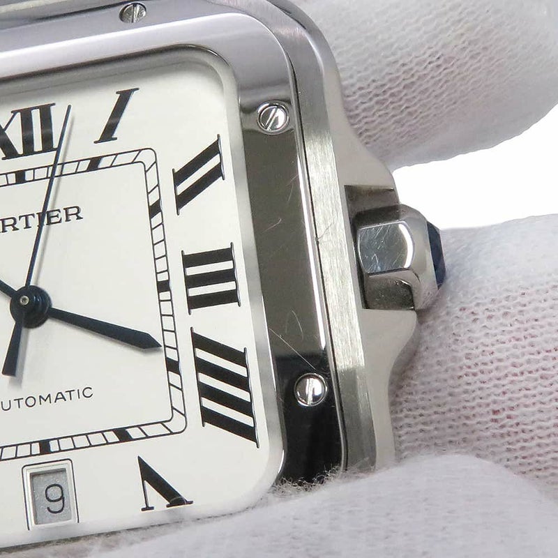 カルティエ サントス ドゥ カルティエ LM WSSA0018 Cartier 腕時計 シルバー文字盤