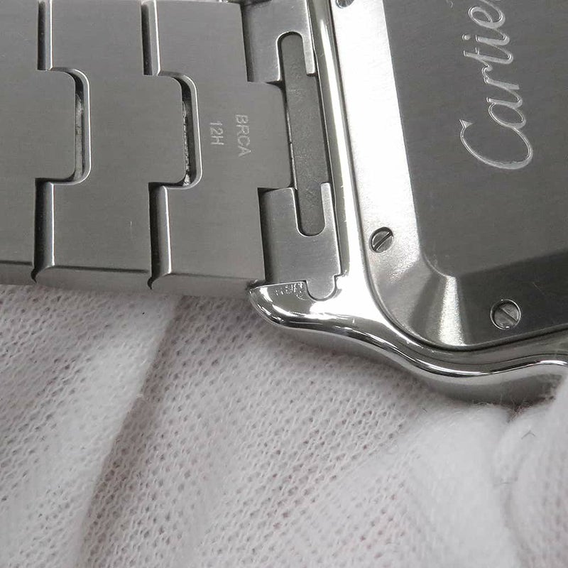 カルティエ サントス ドゥ カルティエ LM WSSA0018 Cartier 腕時計 シルバー文字盤