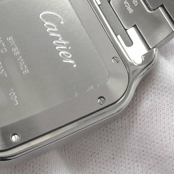 カルティエ サントス ドゥ カルティエ LM WSSA0018 Cartier 腕時計 シルバー文字盤
