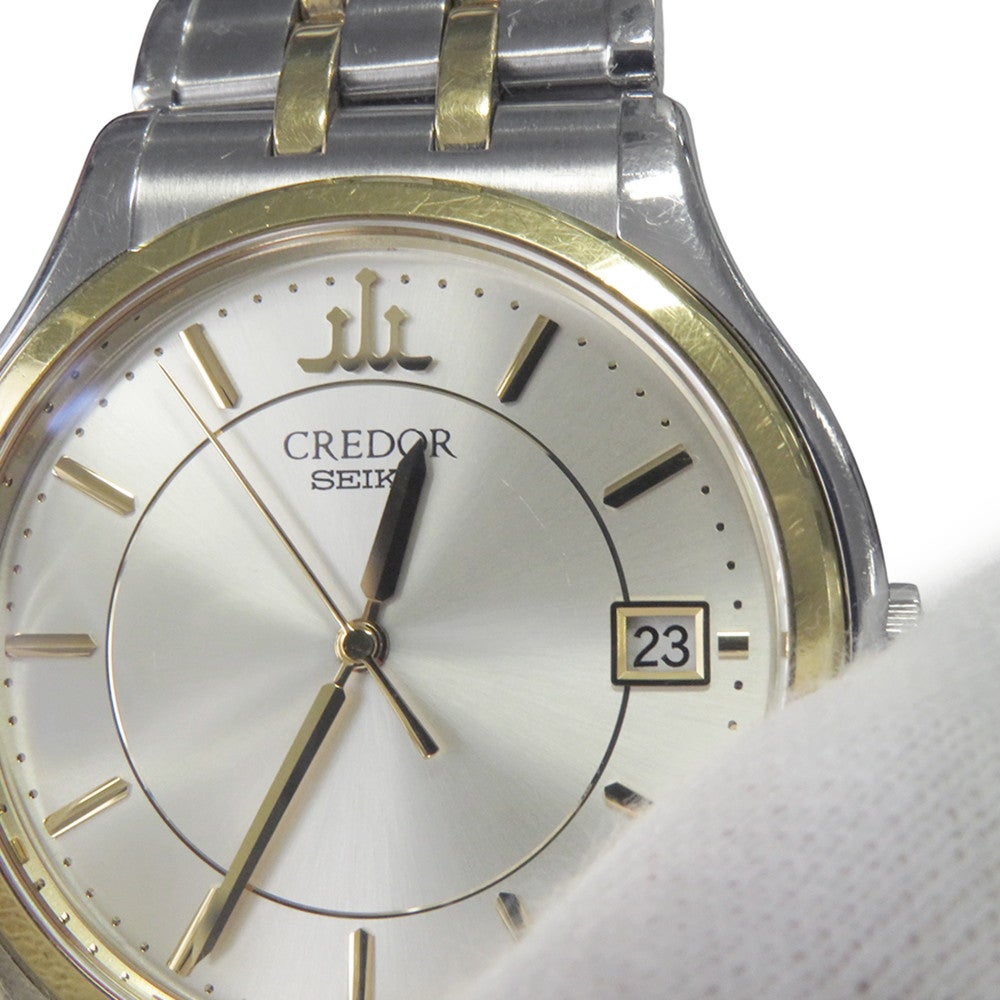 セイコー クレドール シグノ 8J86-7A00 SEIKO 腕時計 シルバー文字盤