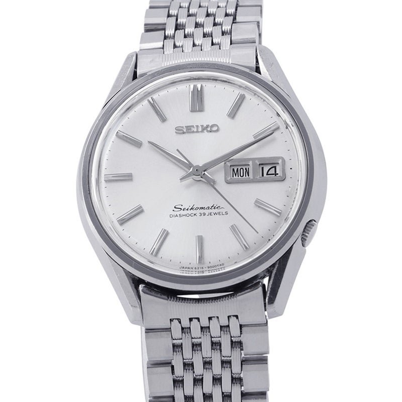 セイコー セイコーマチック 6216-9000 SEIKO 腕時計 シルバー文字盤 ヴィンテージ