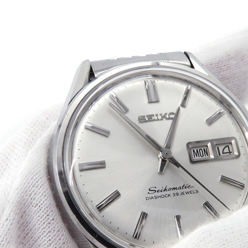 セイコー セイコーマチック 6216-9000 SEIKO 腕時計 シルバー文字盤 ヴィンテージ