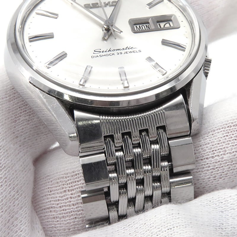 セイコー セイコーマチック 6216-9000 SEIKO 腕時計 シルバー文字盤 ヴィンテージ