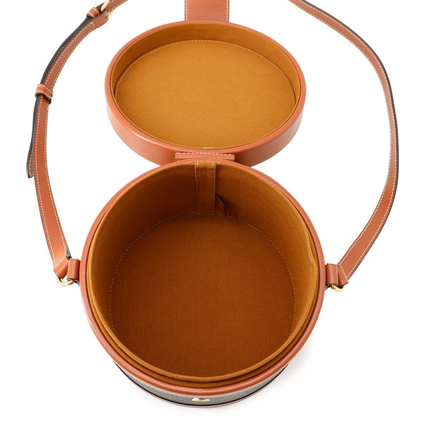 セリーヌ ショルダーバッグ トリオンフ タンブール ミディアム PVC/レザー 195192 CELINE バッグ