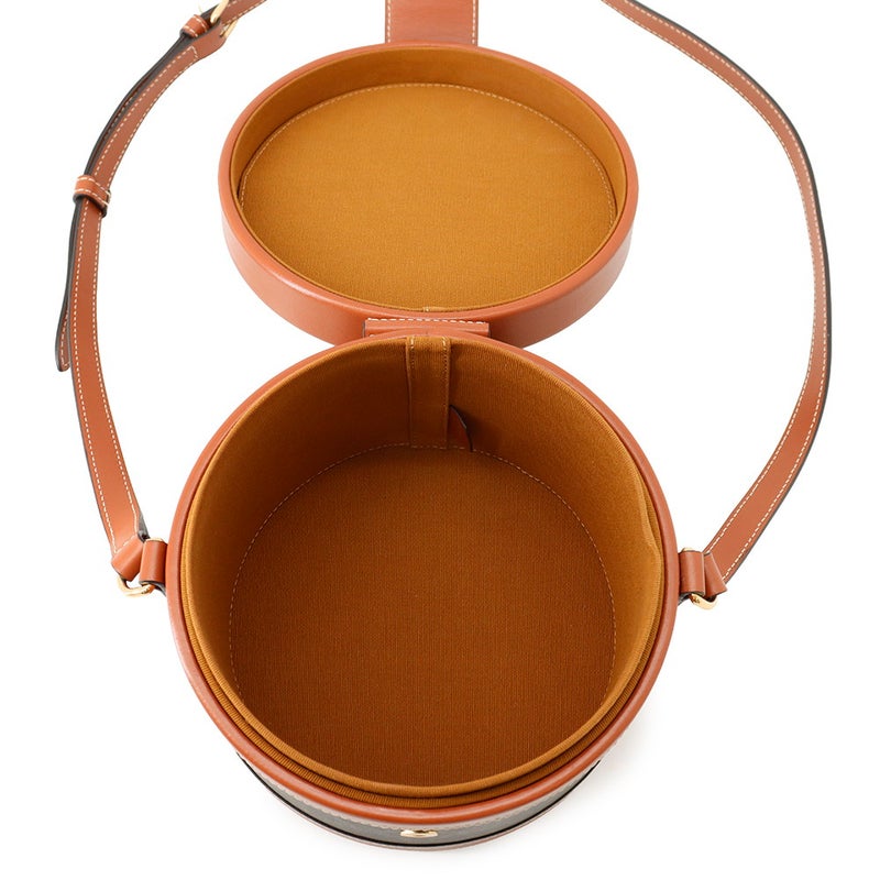 セリーヌ ショルダーバッグ トリオンフ タンブール ミディアム PVC/レザー 195192 CELINE バッグ