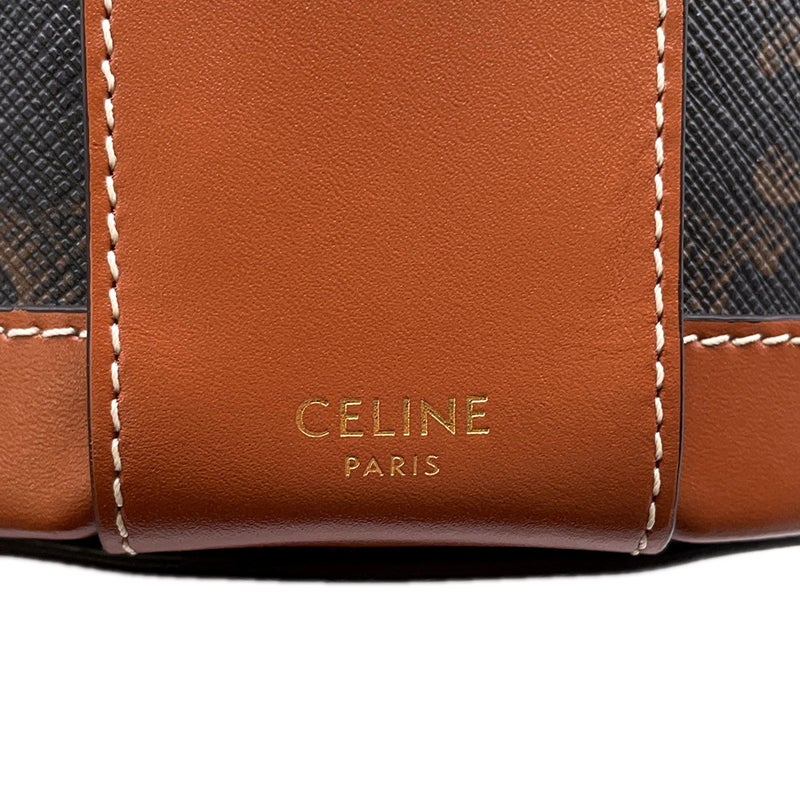 セリーヌ ショルダーバッグ トリオンフ タンブール ミディアム PVC/レザー 195192 CELINE バッグ