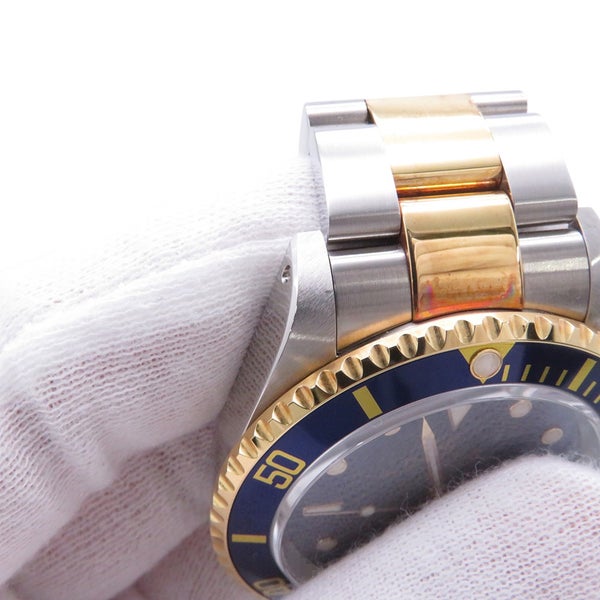 ロレックス サブマリーナ デイト コンビ SS/K18YGイエローゴールド P番 16613 ROLEX 腕時計 ブルー文字盤