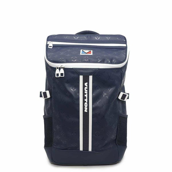 ルイヴィトン リュックサック モノグラム・ストーム マウンテン・バックパック M11682 LOUIS VUITTON ブルー
