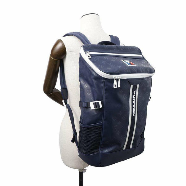 ルイヴィトン リュックサック モノグラム・ストーム マウンテン・バックパック M11682 LOUIS VUITTON ブルー