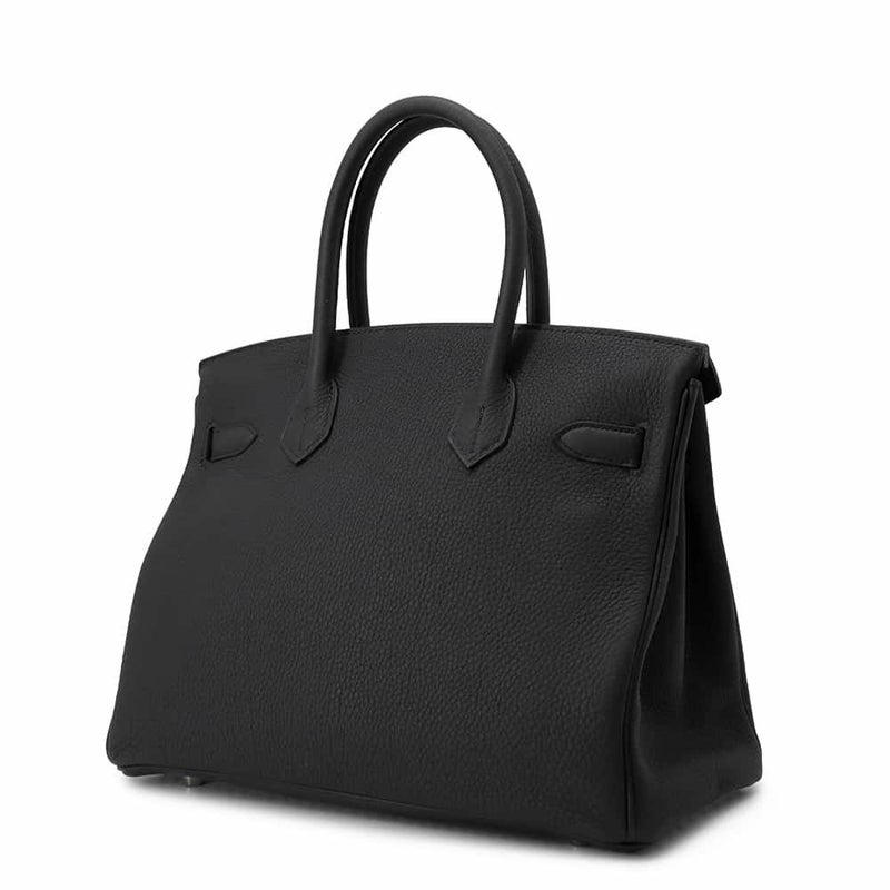 エルメス バーキン30 ブラック/ゴールド金具 トゴ W刻印 HERMES Birkin ハンドバッグ 黒