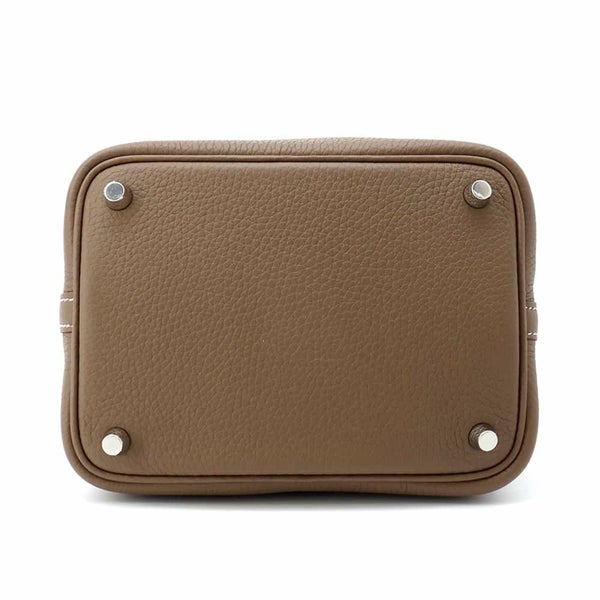 エルメス ピコタンロックPM タッチ エトゥープ/シルバー金具 トリヨンクレマンス/アリゲーターマット Z刻印