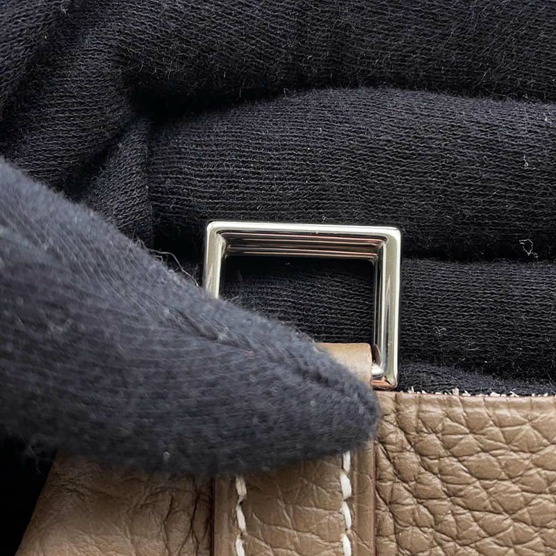 エルメス ピコタンロックPM タッチ エトゥープ/シルバー金具 トリヨンクレマンス/アリゲーターマット Z刻印