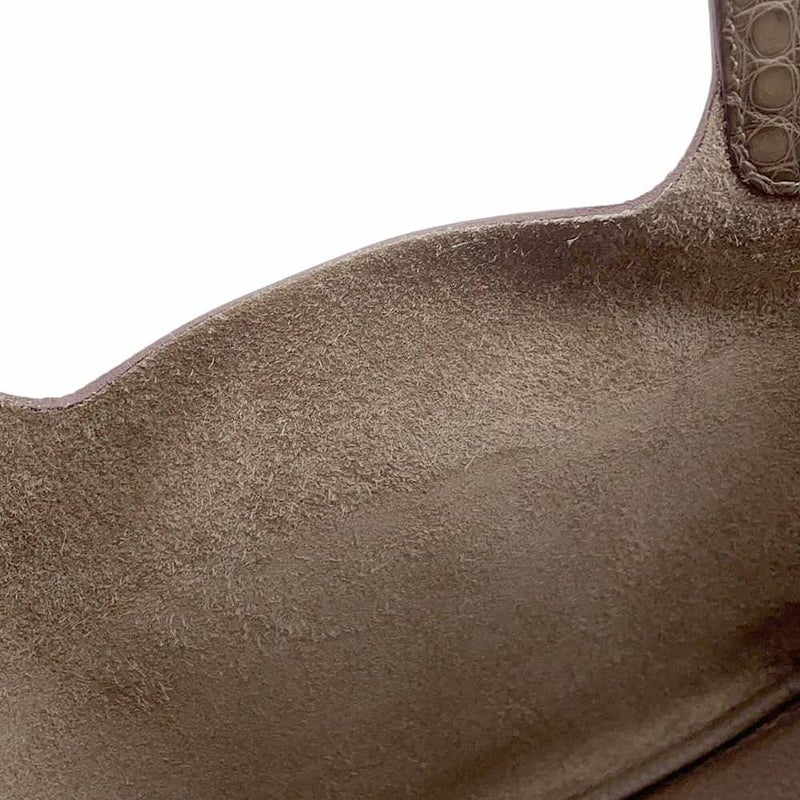 エルメス ピコタンロックPM タッチ エトゥープ/シルバー金具 トリヨンクレマンス/アリゲーターマット Z刻印