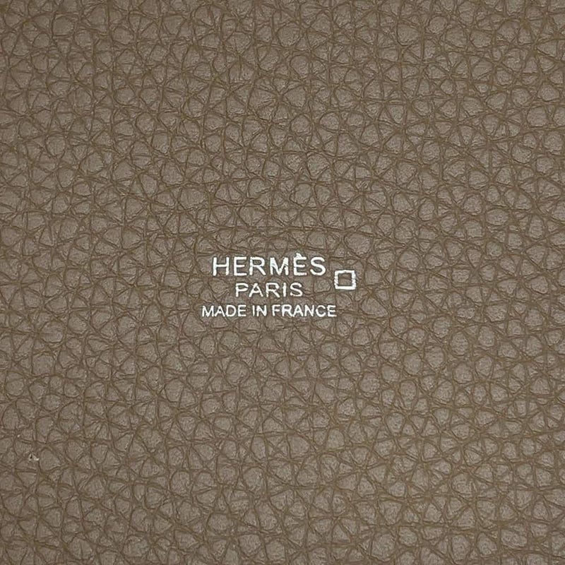 エルメス ピコタンロックPM タッチ エトゥープ/シルバー金具 トリヨンクレマンス/アリゲーターマット Z刻印