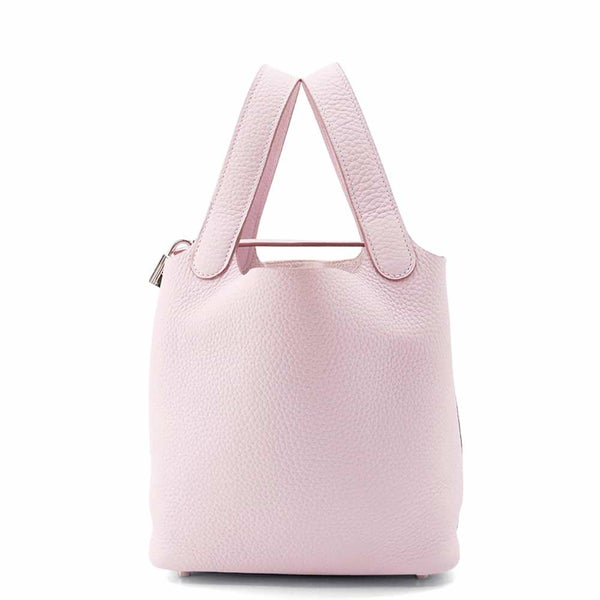 エルメス ハンドバッグ ピコタンロックPM モーヴペール/シルバー金具 トリヨンクレマンス W刻印