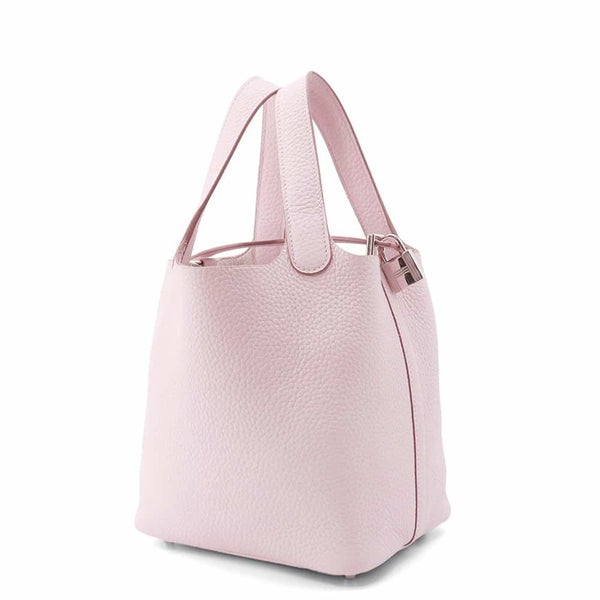 エルメス ハンドバッグ ピコタンロックPM モーヴペール/シルバー金具 トリヨンクレマンス W刻印